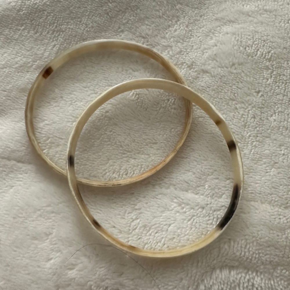 Shell Cream Bangles Beautiful